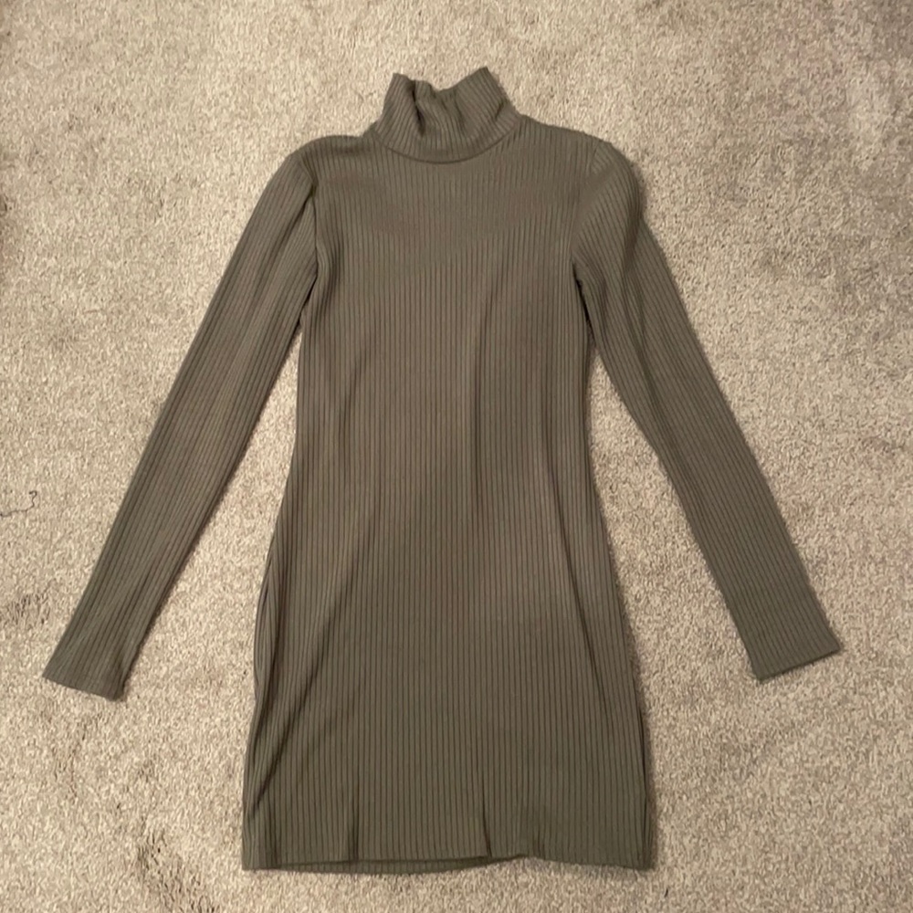 Urban outfitters olive green tight dress